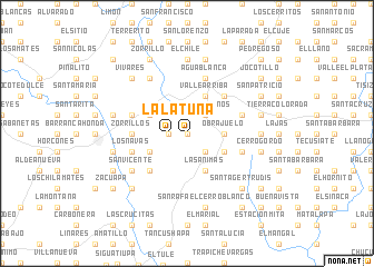 map of La Tuna