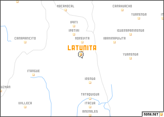 map of La Tunita