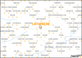 map of Laturache