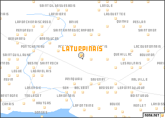 map of La Turpinais