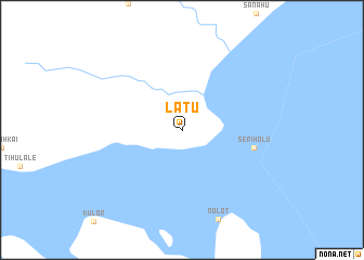 map of Latu