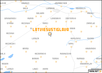 map of Latviešu Stiglava