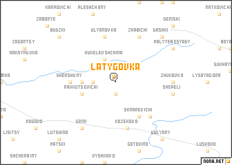 map of Latygovka