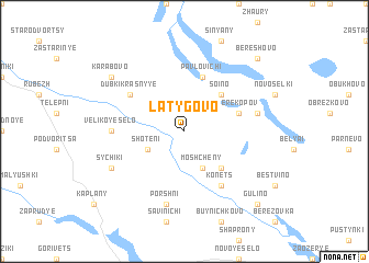 map of Latygovo