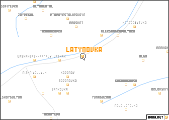 map of Latynovka