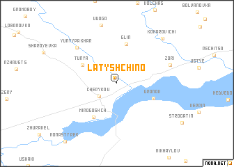 map of Latyshchino