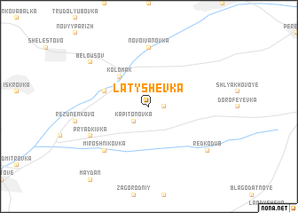 map of Latyshëvka