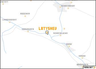 map of Latyshev