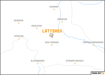 map of Latyshëv