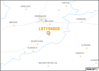 map of Latyshovo