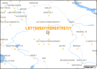 map of Latyshskiy Nomer Tretiy