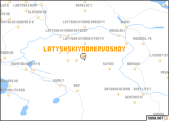 map of Latyshskiy Nomer Vos\