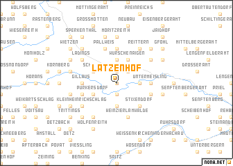map of Latzenhof