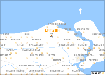 map of Latzow