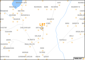 map of Lat