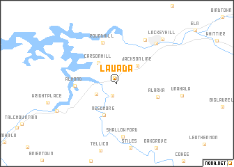 map of Lauada