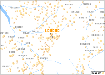 map of Lauana