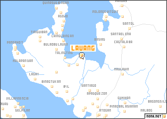 map of Lauang