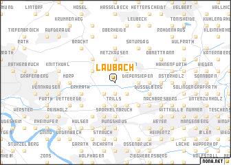 map of Laubach