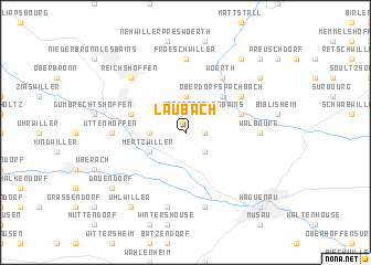 map of Laubach