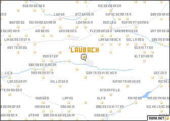 map of Laubach