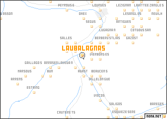 map of Lau-Balagnas