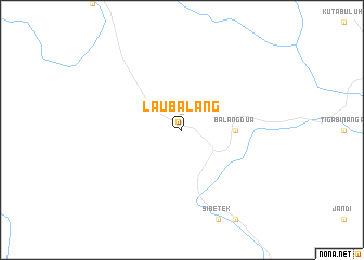 map of Laubalang