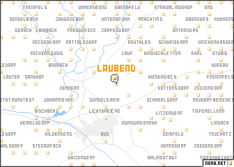 map of Laubend
