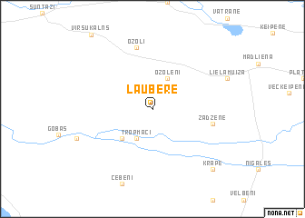 map of Laubere