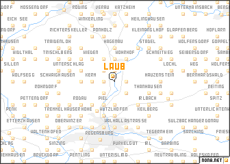 map of Laub