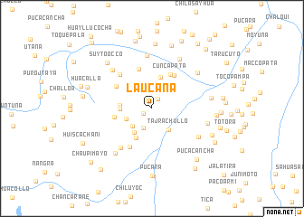 map of Laucana