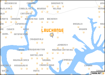 map of Lauchandè