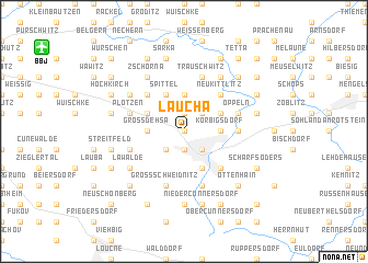 map of Laucha