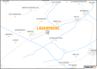 map of Laudanovac