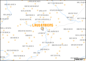 map of Laudenberg