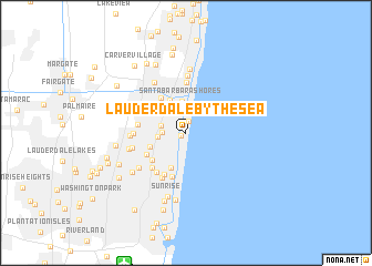 map of Lauderdale-by-the-Sea