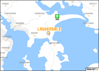 map of Lauderdale