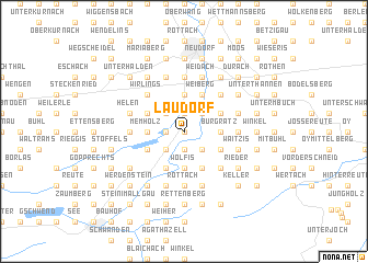 map of Laudorf