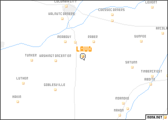 map of Laud