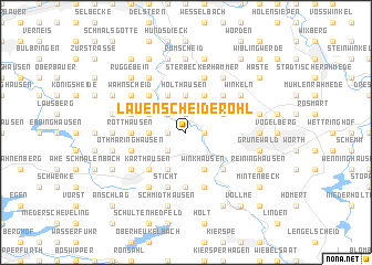 map of Lauenscheiderohl