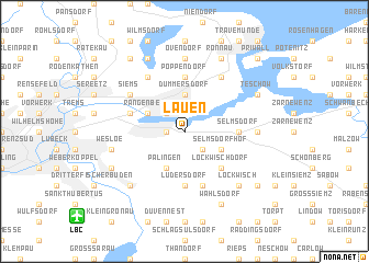 map of Lauen