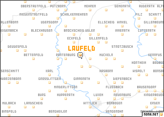 map of Laufeld