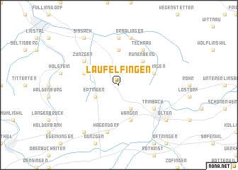 map of Läufelfingen