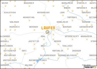 map of Laufen