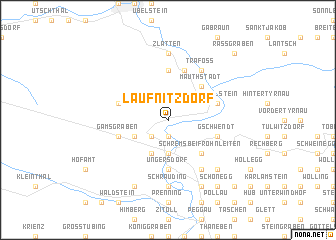 map of Laufnitzdorf