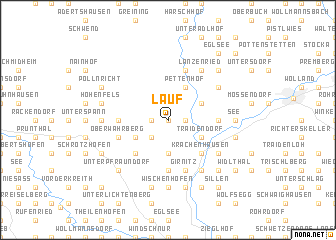 map of Lauf