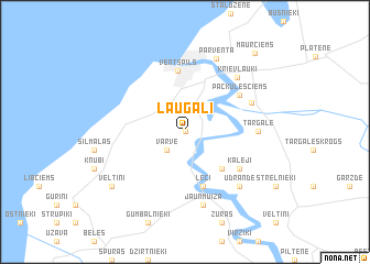 map of Laugaļi