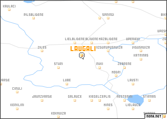 map of Laugaļi