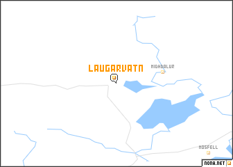 map of Laugarvatn