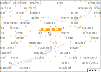 map of Laugendorf